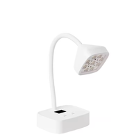 Lampe UV 9*LED pour ongles en gel, séchoir à ongles, capteur de lumière, USB 360 °   Lampe de manucure à col de cygne 365 nm pour salon à domicile, séchage rapide et durcissement rapide