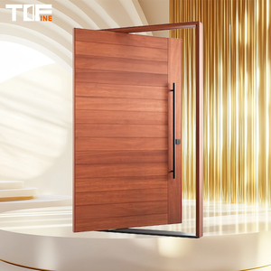 Puertas de Entrada de Acero Inoxidable con Diseños Clásicos, Puerta Principal de Ahorro de Energía para Entrada de Vivienda Residencial de Casa Pasiva - Product Image 5