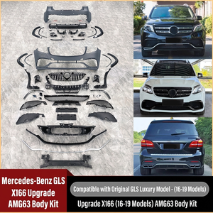 Kit Completo di Aggiornamento Paraurti Anteriore e Posteriore Stile <span class=keywords><strong>GLS</strong></span> 63 per Mercedes-Benz <span class=keywords><strong>GLS</strong></span> X166 2016-2019 - Product Image 4