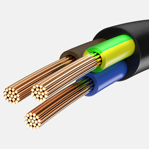 Doğrudan fabrika satış saf bakır RVV2/3/4/5 çekirdek 17/20AWG/22AWG PVC yumuşak tel su geçirmez endüstriyel standart 220V elektrik kablosu - Product Image 5