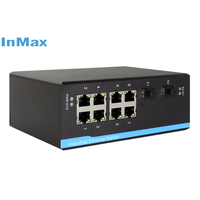 Puerto 10 8 port gigabit conmutador poe industrial interruptor de poe, equipo de seguridad, cámara de seguridad cctv cámara ip Cámara