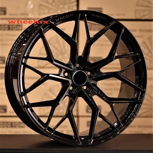 Wheelux Color Negro 18-24 pulgadas 5 agujeros <span class=keywords><strong>llantas</strong></span> de ruedas de coche de aleación forjada para BMW 4 5 6 7 Series E60 F30 E90 E70 <span class=keywords><strong>X5</strong></span> E36 M3 <span class=keywords><strong>E46</strong></span> ruedas - Product Image 5