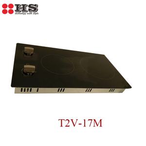 Appareils électroménagers intelligents pour la cuisine, cuisinière en céramique à deux brûleurs - Product Image 3