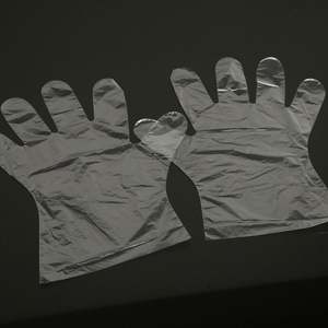 100 pièces de qualité alimentaire PE gants jetables universel cuisine travail jardin Protection Latex gants de vaisselle - Product Image 5