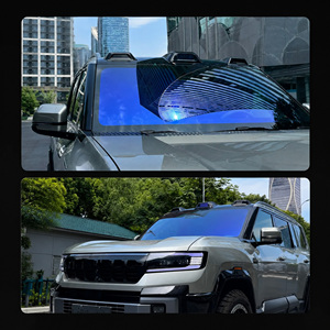 Film <span class=keywords><strong>solaire</strong></span> pour vitres de voiture en PET, effet caméléon bleu 6099, <span class=keywords><strong>anti</strong></span>-<span class=keywords><strong>chaleur</strong></span>, <span class=keywords><strong>anti</strong></span>-explosion, protection UV à 99%, changement de couleur, décoration automobile - Product Image 3