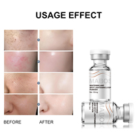 Poudre lyophilisée blanchissante de haute qualité, éclaircissante, hydratante, éliminant la mélanine, sérum blanchissant pour le visage à la niacinamide