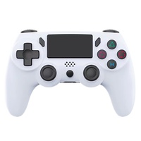 Manette de jeu sans fil BT double vibration personnalisée neuve d'usine pour PS4