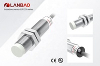 Capteur de proximité inductif Lanbao série LR12 à 4 fils NO PNP à détection Hall 10-30VDC M12, protection IP67, distance nominale 8mm