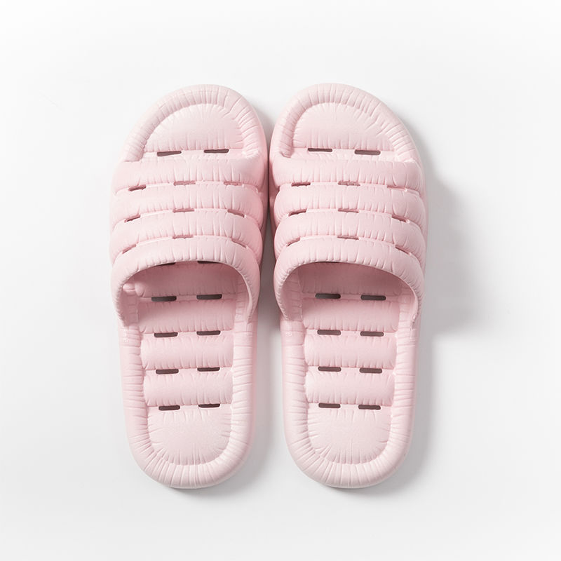 Hollow Out Bathroom Slippers Couples Slides Soft Sole Non-slip Summer Hotel Slippers