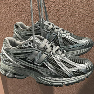 Chaussures rétro unisexes pour papa NB1906R Baskets basses à lacets Chaussures de course d'hiver pures et originales Liquid Silver Mesh pour le commerce extérieur - Product Image 2