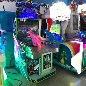 Vente chaude drôle vidéo électronique enfants extraterrestres machine de jeu de tir pour deux joueurs - Product Image 3