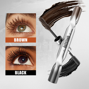 Mascara double embout waterproof, effet recourbant et allongeant, noir et brun, volume 3D, liquide pour maquillage quotidien - Product Image 2