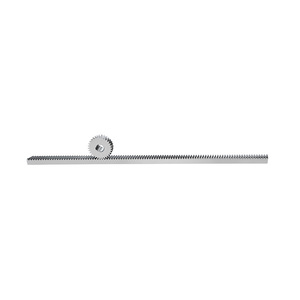 Ensemble de crémaillères et engrenages Wolfer Precision Ground Rack And Gear Set 45 en acier, haute précision niveau 7, pour la transmission de puissance industrielle - Product Image 1