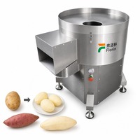 Fabrieksleverancier Commerciële RVS Fruit- en Groente Schilmachine voor Restaurants, Aardappelreiniging en -snijden