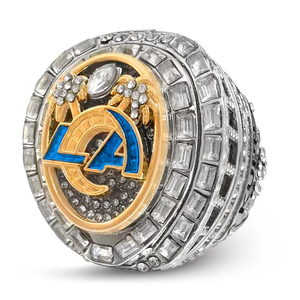 Anillo de Campeonato de <span class=keywords><strong>los</strong></span> Angeles Rams 2021 - Joyería de Fútbol Americano - Anillo de Hombre con Piedras Preciosas - Joyería de Aleación a Precio Accesible - Product Image 3