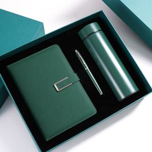 Carnet A5 en cuir rigide avec 90 feuilles et stylo, ensemble cadeau personnalisé, reliure cousue, idéal pour étudiants, bureau et école - Product Image 2