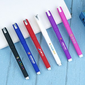 Custom Logo Gel Pen <b>Plastic</b> Body 150mm Water Based Ink Business Office Promotion Use - Product Image 2