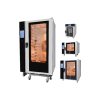 Fonction de nettoyage automatique d'écran tactile de four à vapeur commercial de précision professionnelle de 380V combinant l'équipement de cuisson pour le Commercial