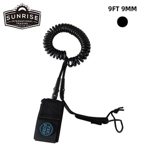 สายรัดกระดานโต้คลื่น Yep.Surf ขนาด 9 ฟุต หนา 9 มม. สีดำ แบบขด พร้อมห่วงหมุน - Product Image 3