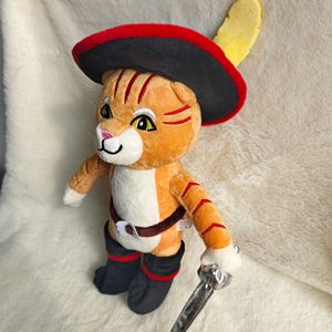 Nouvelle peluche de style anime avec bottes, inspirée du <span class=keywords><strong>film</strong></span> pour chats, best-seller transfrontalier, en stock, vente directe - Product Image 2