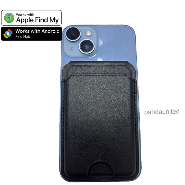 MFi Certified Supplier Trackr Find My Wallet Find My Global Tracker for Rechargeable Card Holder Stand Global Tracking Card