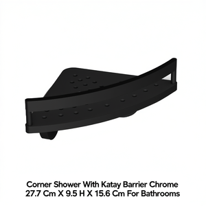 Ducha de Esquina con Barrera Katay Cromada de 27.7 cm x 9.5 cm x 15.6 cm para Baños - Product Image 3