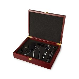 Kit d'outils à vin professionnel OEM, ouvre-bouteille de qualité supérieure, tire-bouchon et aérateur à vin, ensemble cadeau 4 en 1 - Product Image 1