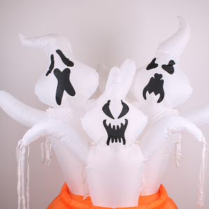 1.2m1.8m Diretta Della Fabbrica di <span class=keywords><strong>Halloween</strong></span> Della Decorazione Gonfiabile Tre Fantasma Seduta In Zucca - Product Image 5