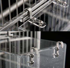 Juwell — fournitures de nettoyage pour animaux de compagnie, <span class=keywords><strong>baignoire</strong></span> en acrylique, avec crochets suspendus, <span class=keywords><strong>baignoire</strong></span> à oiseaux, pour <span class=keywords><strong>Cage</strong></span>, douche à oiseaux, vente en gros - Product Image 3