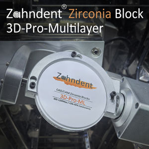 Zahndent materiale ad alta resistenza 1200MPa laboratorio dentale cad cam 3d pro multistrato blocco zirconia dentale prezzo - Product Image 4