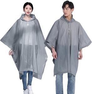Ponchos <span class=keywords><strong>de</strong></span> <span class=keywords><strong>Lluvia</strong></span> Reutilizables para Adultos - Impermeables <span class=keywords><strong>de</strong></span> Emergencia Resistentes con Capucha y Cordón Ajustable - Product Image 6