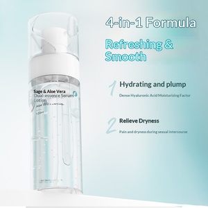 Lubricante sin enjuague de aloe vera de 120 ml, productos sexuales y de coqueteo, lubricante hidratante soluble en agua con ácido hialurónico - Product Image 3