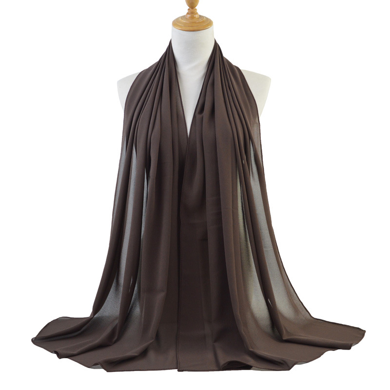 Scialle in Chiffon con pietra-#4