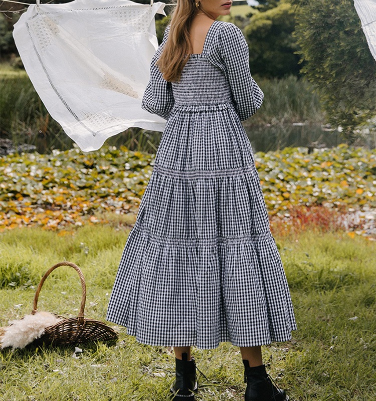knee length dresses for ladies Casual Oversized Loose 100% Linen Dress - Midi, Summer, Boho - Storm Blue