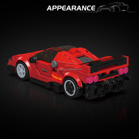 Mould King 27078 F4T LM Voiture de sport en blocs de construction MOC, jouet de construction à petites particules, idéal pour un cadeau de Noël