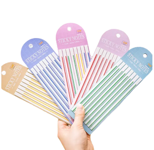 Etiquetas Adhesivas Transparentes Ultrafinas de PET Personalizadas, Blocs de Notas Autoadhesivos, OEM ODM Disponible - Product Image 1