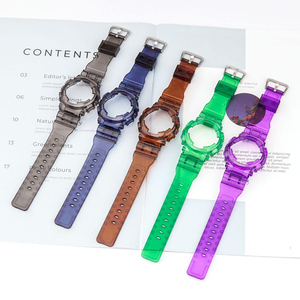 สายนาฬิกาข้อมือซิลิโคนสำหรับคาสิโอ <span class=keywords><strong>GMA</strong></span>-S110 120 130 ซีรีส์เปลี่ยนสายนาฬิกาแบบใส - Product Image 1
