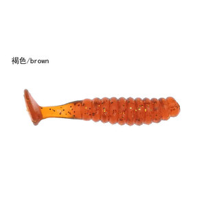 Offre Spéciale d'appâts artificiels 4cm 1g modèle bon marché stock plastiques souples <span class=keywords><strong>leurre</strong></span> de pêche à queue en T - Product Image 2