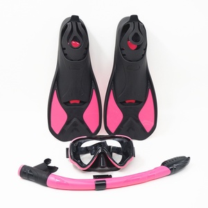 Sirip menyelam, masker, tabung pernapasan, masker Snorkeling kering, tiga harta karun, Set sirip tabung pernapasan, peralatan selam - Product Image 2