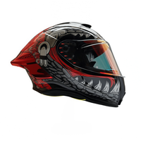 2025 TOOP Intégral DOT ECE Haute Qualité Sécurité Couvre-chef Équitation Moto Casque Usine Logo Personnalisé Casque Intégral pour Hommes