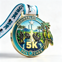 Maßgefertigte Marathon-Läufer Metall-Trophäe Zinklegierung Druckguss Emaille Sieger Teilnehmer Andenken Geschenk Premium-Anbieter