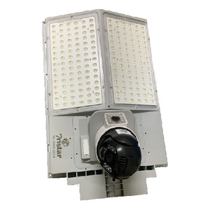 Lampadaire solaire LED Tristar 120W, IP65, corps en plastique ABS, caméra CCTV, contrôle par application, éclairage routier extérieur résidentiel - Product Image 5