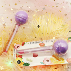 Nuovo Set di Balsamo Labbra e Lucidalabbra 2 <span class=keywords><strong>in</strong></span> 1 per Bambini a Forma di Lecca-Lecca al Miele, Etichetta Privata Personalizzata, Trucco Liquido Impermeabile Minerale - Product Image 2