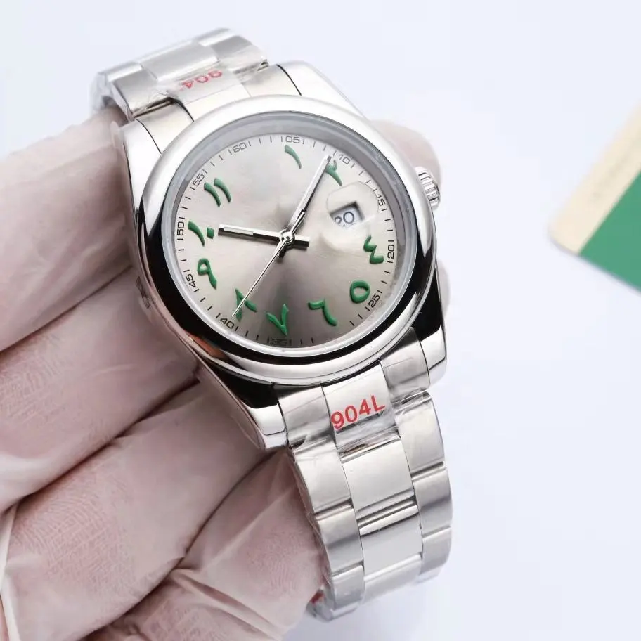 2022 Neueste Fabrik Großhandel Hochwertige Luxus Luxus Custom Logo Herren Legierung Silber Uhr