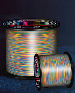 Ligne de pêche flottante tressée en PE YGKPE16X, robuste, colorée verte, multifilament, écologique, <span class=keywords><strong>pour</strong></span> <span class=keywords><strong>la</strong></span> pêche au gros gibier en rivière - Product Image 6