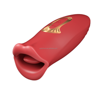 Maßgefertigter Mund-Zungen-Vibrator Oralsex-Simulator Brustwarzen- und Klitoris-Stimulator Masturbations-Massagegerät Erwachsenen-Sexspielzeug