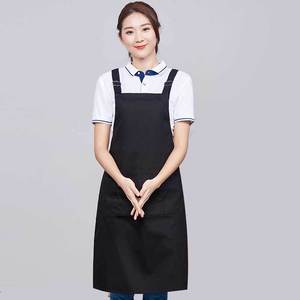 Nylon Double-Shoulder Strap Waterproof <b>Apron</b> One Size For Restaurant Bar Use - Product Image 2