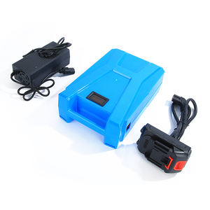 Alta calidad <span class=keywords><strong>24V</strong></span> 12A Batería de iones de litio verde <span class=keywords><strong>24V</strong></span> Mochila de herramienta eléctrica cilíndrica para uso de herramientas - Product Image 4