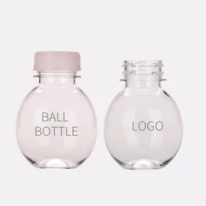 180ml top şekli PET malzeme içecek ambalaj yeni tasarım şişe