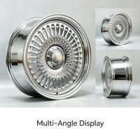 Nouvelles jantes en aluminium forgé 6061-T6 polies à rayons multiples, PCD 5x112/5x114.3 pour Crown, pour LS Mercedes W140, pour XJ Sedan